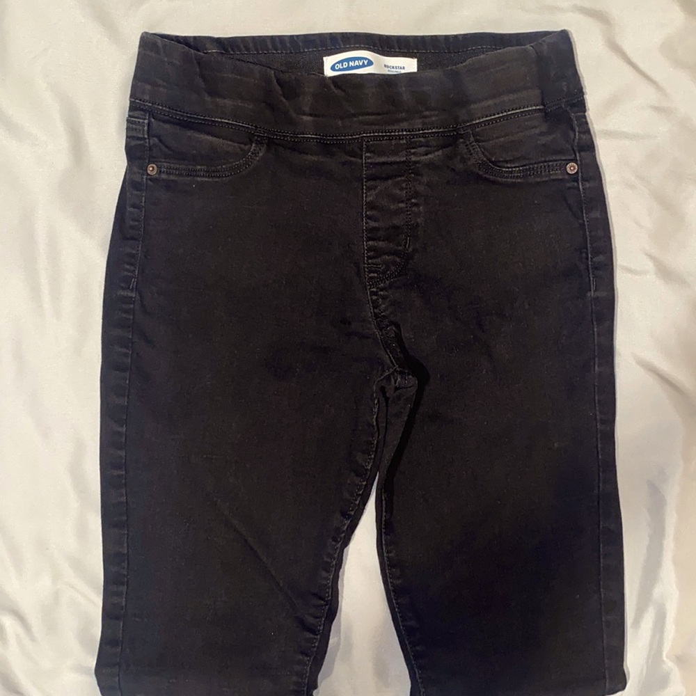 Black Old Navy Rockstar Jeggings